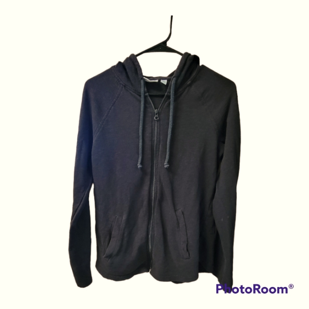Kim Rogers Black Zip Up Hoodie Size small